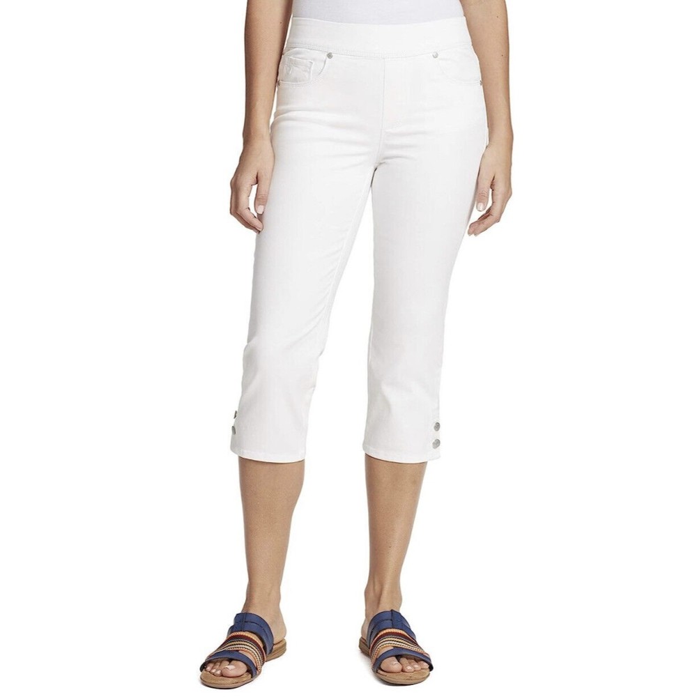 Gloria Vanderbilt Women's Amanda Capri Jean, Size 12, color: Vintage White, NWT